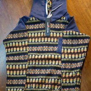 ZYFGfree BRAND NEW colorful-tree Hoodie Mens Med